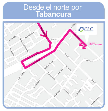Si viene desde el norte por Tabancura